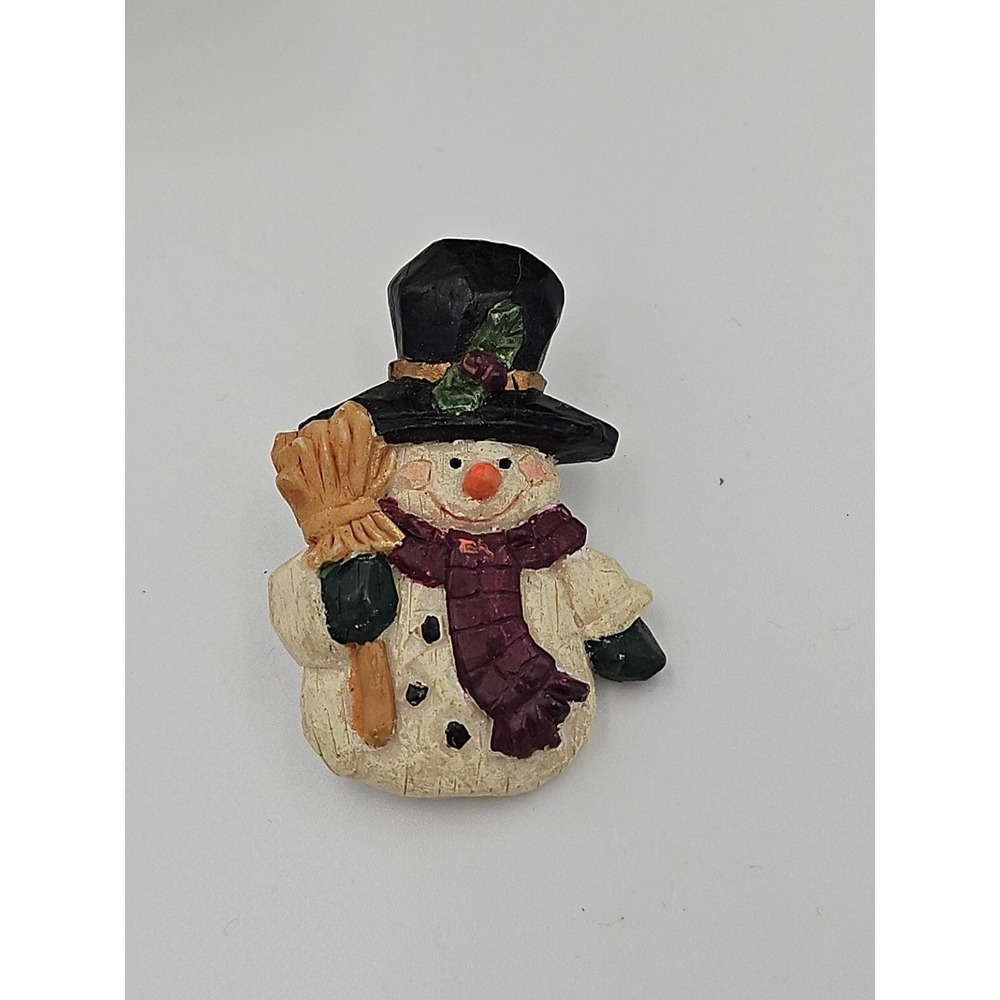 Vintage Country Christmas Style Snowman Lapel‎ Pin Brooch